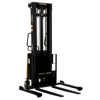 Fork Lift Stacker, Electric Operated, 2000 lbs. Capacity, 137" Max Lift Pronet Distribution