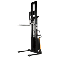 Fork Lift Stacker, Electric Operated, 2000 lbs. Capacity, 150" Max Lift Pronet Distribution