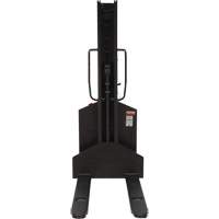 Narrow Mast Powered Lift Stacker, Electric Operated, 1000 lbs. Capacity, 63" Max Lift Pronet Distribution