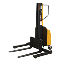 Narrow Mast Powered Lift Stacker, Electric Operated, 1500 lbs. Capacity, 98" Max Lift Pronet Distribution