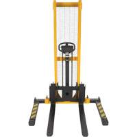 Manual Hydraulic Stacker, Hand Pump Operated, 2000 lbs. Capacity, 63" Max Lift Pronet Distribution