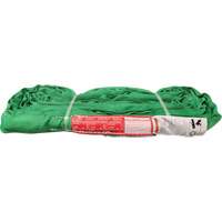 Polyester Round Sling, Green, 12' L, 6000 lbs. Vertical Load Pronet Distribution