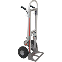 Gemini&reg; Convertible Hand Trucks, Aluminum, 1000 lbs. Capacity Pronet Distribution