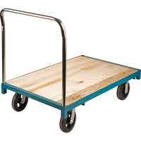 Heavy-Duty Platform Truck, 48" L x 30" W, 2000 lbs. Capacity, Rubber Casters Pronet Distribution