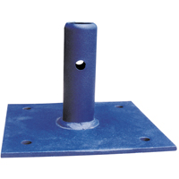 Scaffolding Accessories - Fixed Base Plate, Base Plate, 6" W x 6" H Pronet Distribution