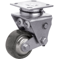 Heavy-Duty Caster, Swivel, 4" (101.6 mm), Solid Elastomer, 900 lbs. (408 kg.) Pronet Distribution