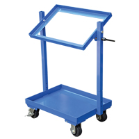 Stock Cart, Steel, 30-11/16" W x 19-1/4" D, 2 Shelves, 200 lbs. Capacity Pronet Distribution