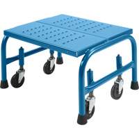 Marche-pied roulant 20 x 16 x 12, 1 marches, Largeur de la marche 18", Hauteur de la plateforme 12", Acier Pronet Distribution