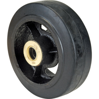 Rubber Wheels, 6" (152 mm) Dia. x 2" (51 mm) W, 550 lbs. (249 kg.) Capacity Pronet Distribution