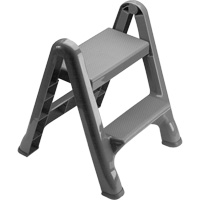 Folding Step Stool, 2 Steps, 19-1/2" x 20-1/2" x 22-3/4" High Pronet Distribution