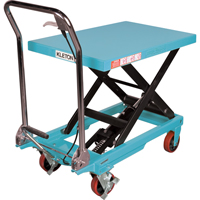 Heavy-Duty Hydraulic Scissor Lift Table, 32" L x 19-3/4" W, Steel, 660 lbs. Capacity Pronet Distribution