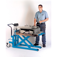 Hydraulic Skid Scissor Lift/Table, 42-1/2" L x 20-1/2" W, Steel, 1000 lbs. Capacity Pronet Distribution