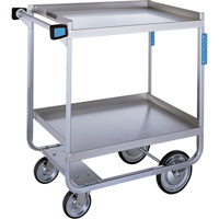 Chariots robustes &agrave; ch&acirc;ssis en U, 2 Tiers, 19-3/8" la x 34-1/2" h x 32-5/8" p, Capacit&eacute; 700 lb Pronet Distribution