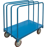 Single Level Rails Heavy-Duty Panel Mover Truck, 48" x 30" x 45", 2500 lbs. Capacity Pronet Distribution