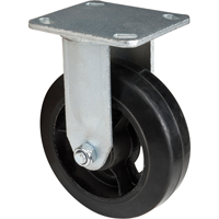 Mold-on Caster, Rigid, 6" (152.4 mm), Rubber, 550 lbs. (249 kg.) Pronet Distribution