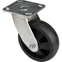 Roulettes haute temp&eacute;rature, Pivotant, 6" (152,4 mm), Nylon, 880 lb (399 kg) Pronet Distribution