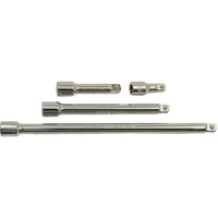 Jeu de barres de rallonges, Prise de 3/8", Fini Chrome, 4 M Pronet Distribution