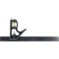 Combination Square, 12" L, Stainless Steel, Plain Pronet Distribution