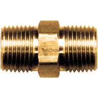 Mamelon hexagonal, Laiton, 3/8" x 1/4", NPT x NPT Pronet Distribution