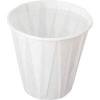 Gobelet pliss&eacute;, Papier, 5 oz, Blanc Pronet Distribution