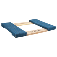 Carpeted Ends Hardwood Dolly Frame, Wood Frame, 18" W x 24" L, 900 lbs. Capacity Pronet Distribution