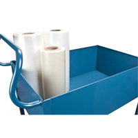 Deep Lipped Service Cart, 2 Tiers, 24" W x 47" H x 36" D, 1200 lbs. Capacity Pronet Distribution