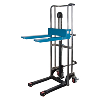 Hydraulic Platform Lift Stacker, Foot Pump Operated, 880 lbs. Capacity, 60" Max Lift Pronet Distribution