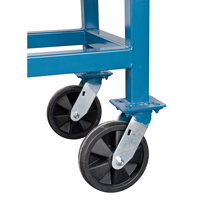 Elevated Platform Trucks, 48" L x 24" W, 2000 lbs. Capacity, Nylon Casters Pronet Distribution