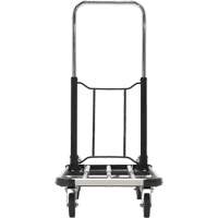 Chariot &agrave; plateforme repliable, Acier inoxydable, 300 lb, 28" lo x 16" la, Hauteur 33-1/2" Pronet Distribution