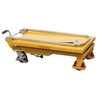 Hydraulic Scissor Lift Table, 17.75" L x 27.5" W/27-1/2" L x 17-3/4" W, Steel, 330 lbs. Capacity Pronet Distribution