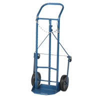 Professional Gas Cylinder Truck CC-1, Mold-on Rubber Wheels, 9" W x 7-1/4" L Base, 250 lbs. Pronet Distribution