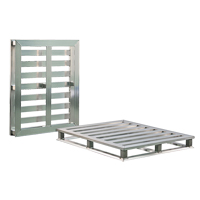 Palette &agrave; cadre tubulaire en aluminium 4 c&ocirc;t&eacute;s Pronet Distribution