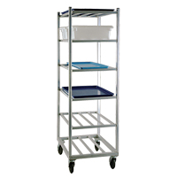 Shelf Cart, 6 Tiers, 20-7/8" W x 67" H x 27" D, 450 lbs. Capacity Pronet Distribution