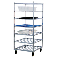 Shelf Cart, 7 Tiers, 28-1/2" W x 69" H x 32" D, 525 lbs. Capacity Pronet Distribution