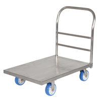 Platform Truck, 36" L x 24" W, 2000 lbs. Capacity, Polyurethane Casters Pronet Distribution