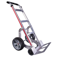 Self-Stabilizing Hand Truck, Continuous Handle, Aluminum, 55'' Height, 500 lbs. Capacity Pronet Distribution