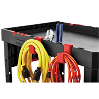 Heavy-Duty Adaptable Utility Cart, 2 Tiers, 17-3/4" x 36" x 46-1/5", 500 lbs. Capacity Pronet Distribution