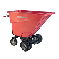 Chariot &agrave; bascule motoris&eacute;, Capacit&eacute; 13.5 cu.ft., 45" h x 33-1/2" la x 68" p Pronet Distribution