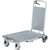 Manual Hydraulic Scissor Lift Table, 27-1/2" L x 17-5/8" W, Partial Stainless Steel, 400 lbs. Capacity Pronet Distribution