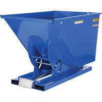 Self-Dumping Hopper, Steel, 1-1/2 cu.yd., Blue Pronet Distribution