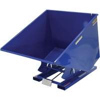 Self-Dumping Hopper, Steel, 2 cu.yd., Blue Pronet Distribution
