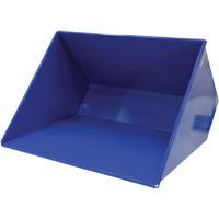 Self-Dumping Hopper, Steel, 3 cu.yd., Blue Pronet Distribution