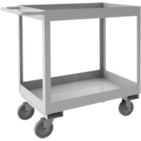 Industrial Grade Shelf Cart, 2 Tiers, 16" W x 34" H x 36-7/16" D, 600 lbs. Capacity Pronet Distribution