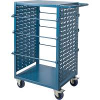 Mobile Wire Spool Cart, Steel, 6 Rod, 21" W x 48" H x 38" D, 1200 lbs. Capacity Pronet Distribution
