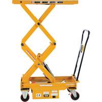 DC Powered Hydraulic Scissor Lift Elevating Cart, Steel, 39-3/4" L x 20-1/2" W, 1000 lbs. Capacity Pronet Distribution