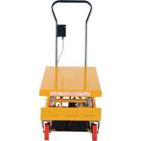 DC Powered Hydraulic Scissor Lift Elevating Cart, Steel, 39-3/4" L x 20-1/2" W, 1000 lbs. Capacity Pronet Distribution