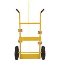 Welding Cylinder Torch Cart, Foam-Filled Wheels, 23-13/16" W x 22-13/16" L Base, 500 lbs. Pronet Distribution