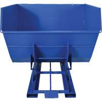 Self-Dumping Hopper, Steel, 4 cu.yd., Blue Pronet Distribution