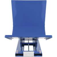 Open Sided Hopper, Steel, 1 cu.yd., Blue Pronet Distribution