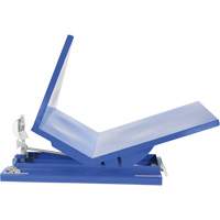 Open Sided Hopper, Steel, 1 cu.yd., Blue Pronet Distribution